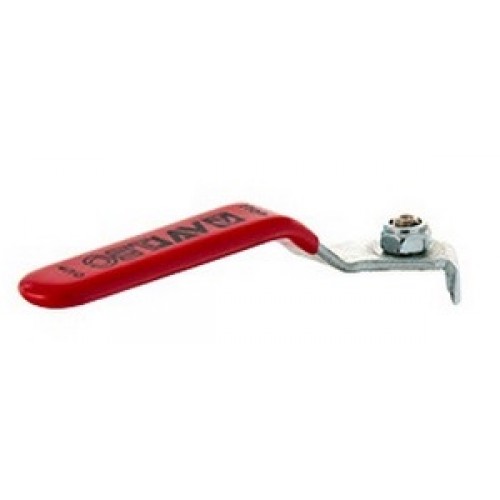 Ручка для крана Ø1/2х3/4 стальная красная VALTEC Base