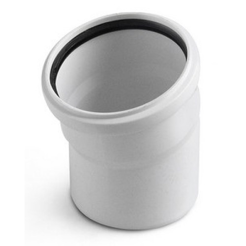 Отвод внутр. канал. Ø50*15° PRO AQUA STILTE Белый (40) Отвод внутр. канал. Ø50*15° PRO AQUA STILTE Белый (40)