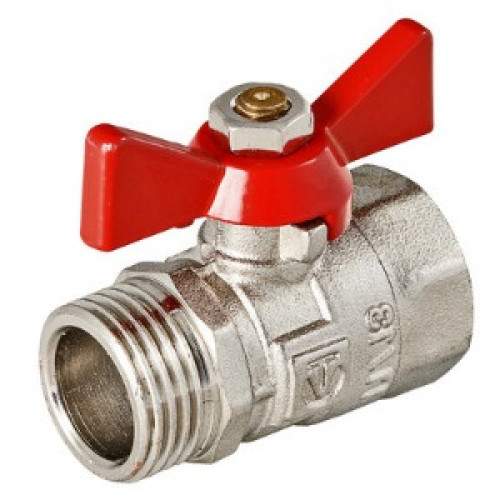 Кран шар. Ø1/2 внутр./нар. бабочка VALTEC Compact (20/320)