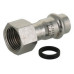 Муфта с нак. гайкой INOX-PRESS Ø15х1/2