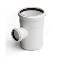 Тройник внутр. канал. Ø110х50*90° PRO AQUA STILTE Белый (30)