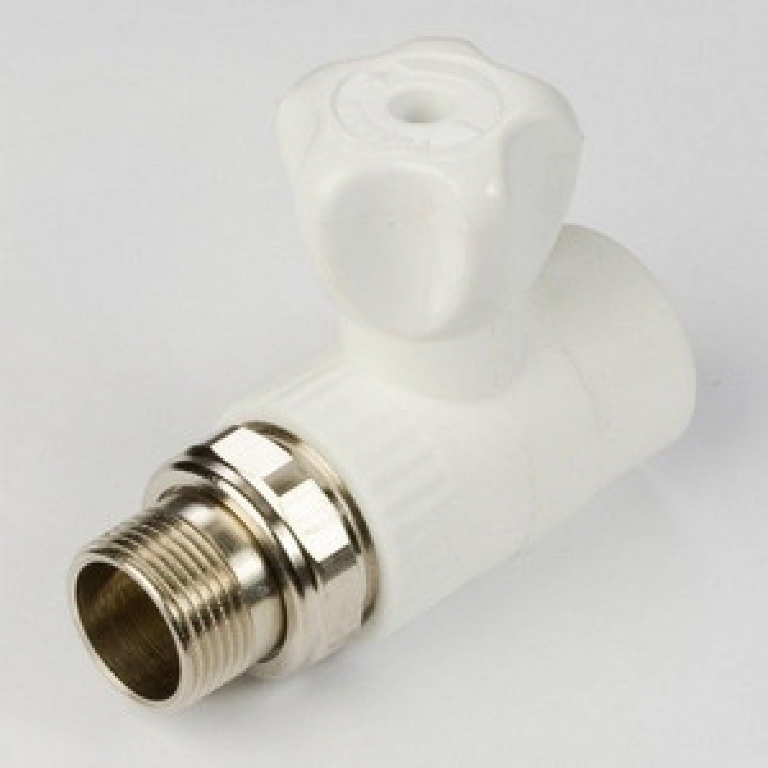 Кран шаровой с полусгоном PP-R прямой Ø20х1/2