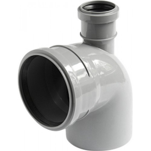 Отвод внутр. канал. с выходом вверх Ø110х50*90° VALFEX (30)