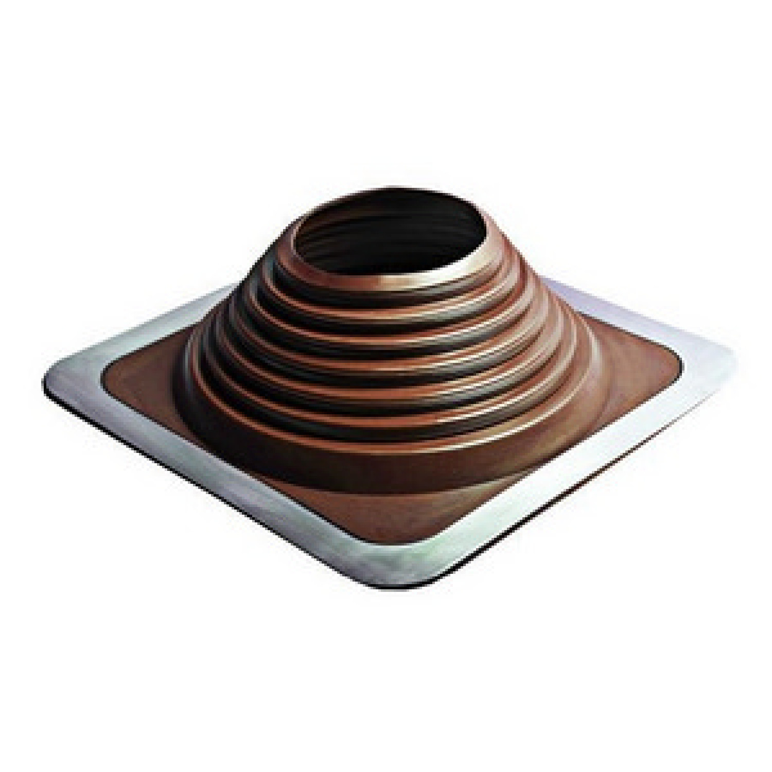 Уплотнительная манжета кровельная прямая №8 178х330 (EPDM коричневая) 