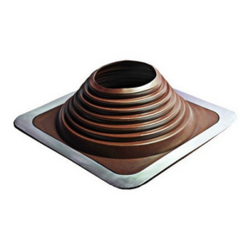 Уплотнительная манжета кровельная прямая №8 178х330 (EPDM коричневая) Уплотнительная манжета кровельная прямая №8 178х330 (EPDM коричневая)