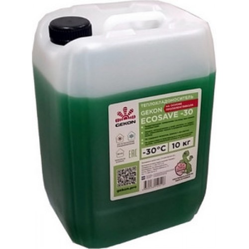 Теплоноситель GEKON ECOSAVE-30 (пропиленгликоль) 10кг (1) Теплоноситель GEKON ECOSAVE-30 (пропиленгликоль) 10кг (1)